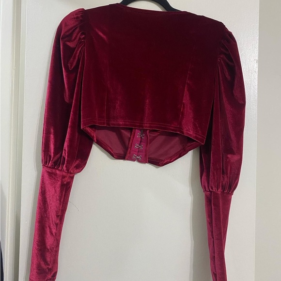 🛍️VELVET CORSET TOP - Picture 5 of 7